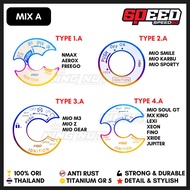 Probolt Titanium Emblem Ignition Key for Yamaha Matic Nmax Aerox Mio Smile Fazzio Fino King Nut Moto