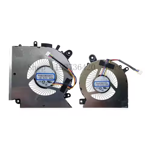 WYORESY NEW CPU fan GPU cooling fan for MSI GF76 GF66 GL66 MS-1581 1583 N459 N460