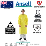 ANSELL AlphaTec 3000 Model 214 Yellow Protective Gown M-XL