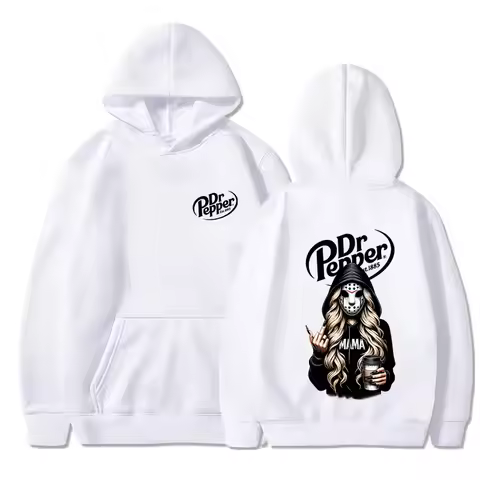 Israel Killer Mama Dr Pepper Halloween Hoodies Men Fashion Printed Long Sleeve Sweatshirts Women Cas