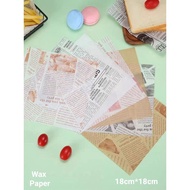 50s WAX PAPER/FRIES PAPER/WRAPPING PAPER/FOOD WRAP