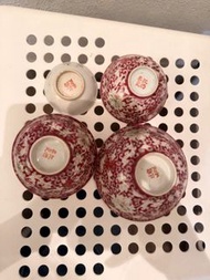 景德鎮老廠貨（50-70年代）粉彩瓷碗