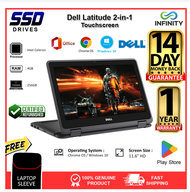 Dell Latitude 2-in-1 Touchscreen / Laptop / Chromebook / Intel® Celeron / 4GB RAM / 16GB |128 | 256GB SSD / ithub.com.my