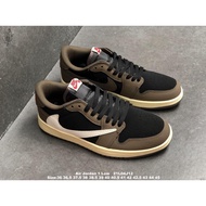 Travis Scott X Air  1 Low Aj1 Barb Mocha  basketball shoes series&*&&