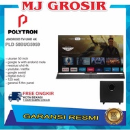 produk LED TV POLYTRON 50BUG5959 50 INCH SAMRT SOUNDBAR NEW barang
