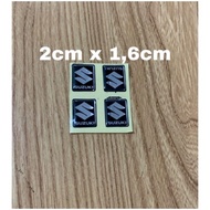 SUZUKI SPEEDOMETER Embossed Sticker Emblem 3d Embossed Sticker
