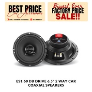 ES1 60 DB DRIVE 6.5" 2 Way Car Coaxial Speakers