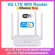 KuWFi 4G LTE CPE Router 150Mbps Wireless Home Router 3G 4G SIM Wifi Router RJ45 WAN LAN Wireless Modem Support 10 Devices