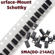 SMA Package SMD Diode 100PCS Schottky Diode & Fast Recovery Rectifier Diode 1N4001 1N4007 SS14 SS34 