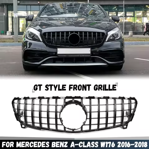 For Mercedes Benz A-Class W176 2016 2017 2018 A180 A250 A200 A45 AMG Front Grille Bumper Intake Hood
