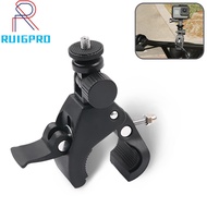 Bicycle Camera Mount 360 Rotation Stand Tripod Adapter For GoPro Cameras Motorcycle Mountain Bike Handlebar Insta 360 On