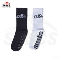 Specs Anti-Slip Socks, Calf Length, Adult, Black and White