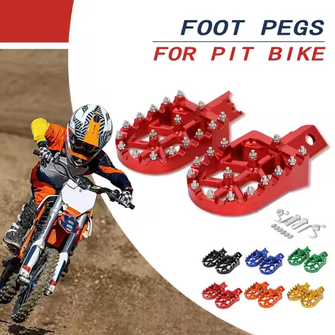 Motorcycle Footpegs Universal CNC Colorful Footrest Foot Pegs For HONDA CRF XR 50 70 110 M2R SDG DHZ