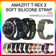 Amazfit T Rex 3 Soft Silicone Smart Watch Amazfit T-Rex3 Strap Replacement Band