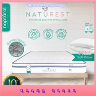 Gustavo-Store( Free Delivery ) Naptural - NatuRest ( Single/S. Single/Queen/King Mattress / Tilam )(10 Inch) Direct From