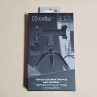 【100%全新】Celly Pro Click Nano Tri 迷你腳架 Mini Tripod for Smartphone and Cameras Youtubers Selfie 高質 手機 