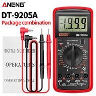 One Set ANENG DT9205A Auto Range Digital Multimeter, NCV Transistor AC/DC Tester With Silicone Prote