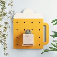 【DIY】木質洞洞板-洞啤 小啤酒造型│壁掛置物架