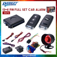 DEBEZT 13+6 PIN CAR ALARM SYSTEM / CAR REMOTE BUTTON ALARM SYSTEM (FULL SET)