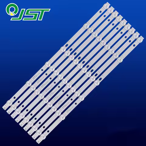 100% New 9pcs/Kit LED Strips for 43 TV K430WDR A1 4708-K43WDR-A1213K11 E477989 471R1P79 K430WDROUC28
