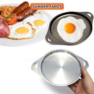 Small stainless steel 16cm 18cm egg frying omelet pan can be used on induction cookers, genuine non-