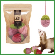[Direct from Japan] Ferret toy egg-shaped ball, handmade in Japan, rattles. Limited Quantity