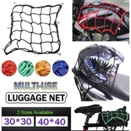 (Jaring Helmet Motor) Motor Net Flexi Helmet Net Stretchable Cord Jaring Motor Hemlet Beg Motorsikal Luggage Net Helmet