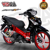 Decal Supra X 125 HELM IN Modif Keren Stiker Supra X 125 Fi Full Body Stiker Supra X HELM IN Full Bo