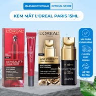 LOreal Paris Revitalift Triple Power Eye Cream 15ml, LOreal Paris Age Perfect Renewal 15ml