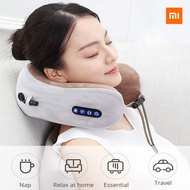 Xiaomi Massage Pillow Kneading Rotation Cordless Massage Neck Pillow Cervical Massager with Memory Foam - Head &amp; Neck Support Pillow for Home,Business,Airplane, Train, Car Travel