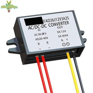 【☆stock】 AC-DC Current Converter AC 12V (10-28V) to DC 12VIP68 Waterproof