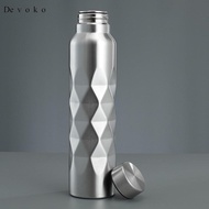 [Devoko] Stainless Steel Water Bottle Single Wall Large Capacity 34oz Leakproof Cold Water Bottle fo