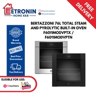 Bertazzoni 60 cm Electric Pyro Built-in TFT display Total Steam F6011MODVPTX/F6011MODVPTN