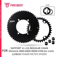 PASS QUEST Chainring 2X for magene pes p505 Xcadey power meter Shimano Dura ace 9000 5800 Ultegra 68