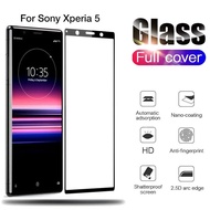 9D Full Cover Tempered Glass For Sony Xperia 10 5 1 III II IV I V XZ2 X Compact XA1 XA2 Plus 5G 4G 2023