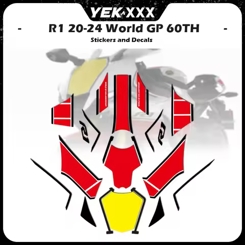 For YAMAHA YZF-R1 World GP 60th Anniversary R1 R1M 2020-2024 New Shell Fairing Sticker Decal 20 21 2