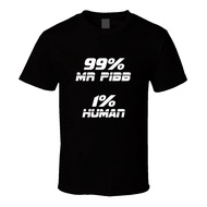 99 Percent Mr Pibb 1 Percent Human Funny Caffeine Lover T Shirt
