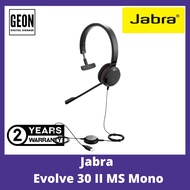 Jabra 5393-823-309 Evolve 30 II MS Mono Headset