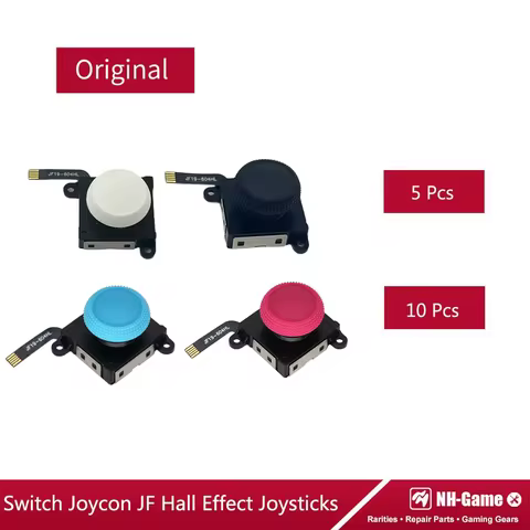 5/10pcs JF Joystick Hall Effect Sensing For Switch Joy con control Replacement Stick For Nintendo Sw