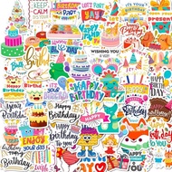 Happy Birthday Sticker 50pcs/set