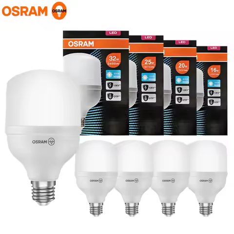 OSRAM LED T Shape Outdoor Lamps 16W 20W 25W 32W Eco HI-Watt E27 220V 6500K Day White Color Bulbs War
