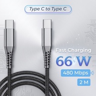 Type C to Type C Fast Charging 6A 66W Data Cable Charger PremiumOriginal
