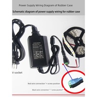 universal travel adapter plug adapter LED light bar transformer 220V to 12V3A/5A/12.5A light with po