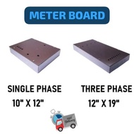 METER BOX BASE COVER WOODEN AND IRON TNB METAL CLAD BOX METER BOARD SINGLE PHASE AND THREE PHASE