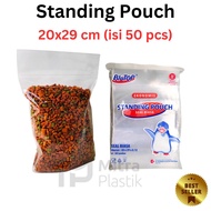 Standing Pouch 20x29 contains 50 pcs Standing Clip Plastic 20 x 29 Single Seal Regular