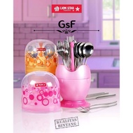 (GSF) LION STAR Ruby TS-31 Cutlery Keeper Plastic Spoon Holder / Bekas Sudu/Ruby Cutlery Holder with