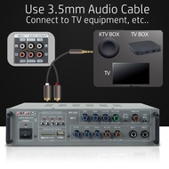 Karaoke AmpAudio AV220  Karaoke Amplifier Bluetooth Stereo Amplifier Wireless Audio Bluetooth Amplif