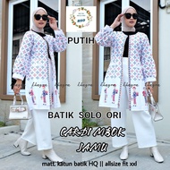 BSO CARDI MBOK JAMU Khayra Cardigan Batik Wanita Kekinian Outer Korean Style ( Cardi Batik Terkini )