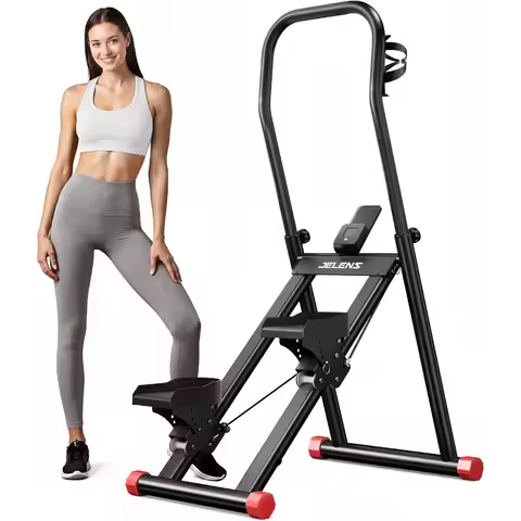 Stair Stepper for Home Gym Exercise Compact Folding Cardio Stair Climber for Full-Body Workout Verti