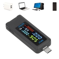Type C Power Meter Multifunctional Bidirectional 0‑5A 0‑8A 5‑36V Voltage Current for Fan